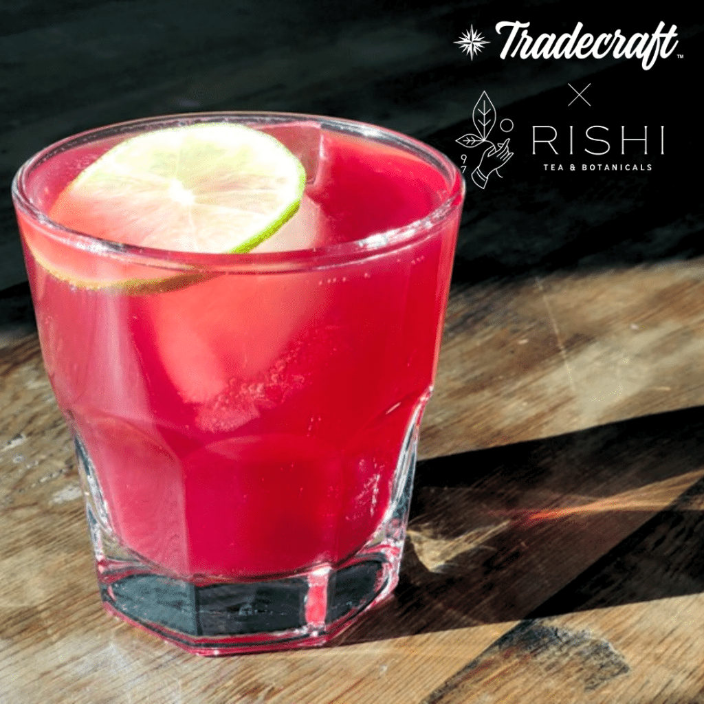 Hibiscus Limeade: Tradecraft and Rishi Tea & Botanicals