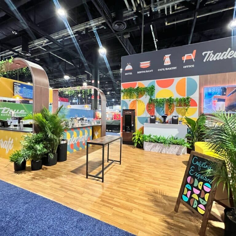 Colorful Tradecraft Booth at the National Restaurant Show